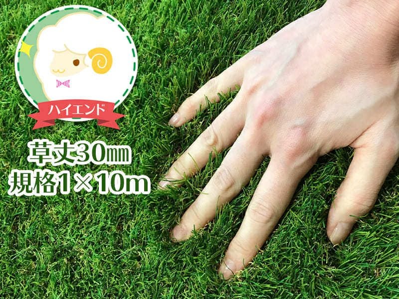 人工芝ふわふわターフ ハイエンド(30mm) 1m×10m | 人工芝専門店